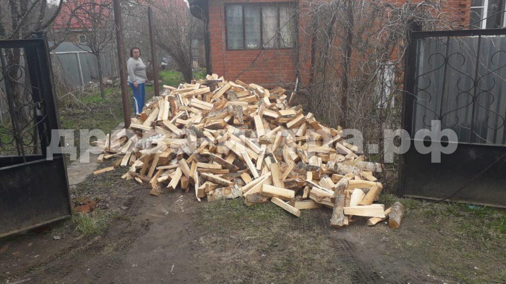 5 м³ берёзовых дров в СНТ Рябинка,  Истринский р-н