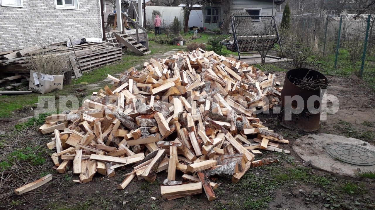 10 м³ берёзовых дров в СНТ Ядрошино, Истринский р-н