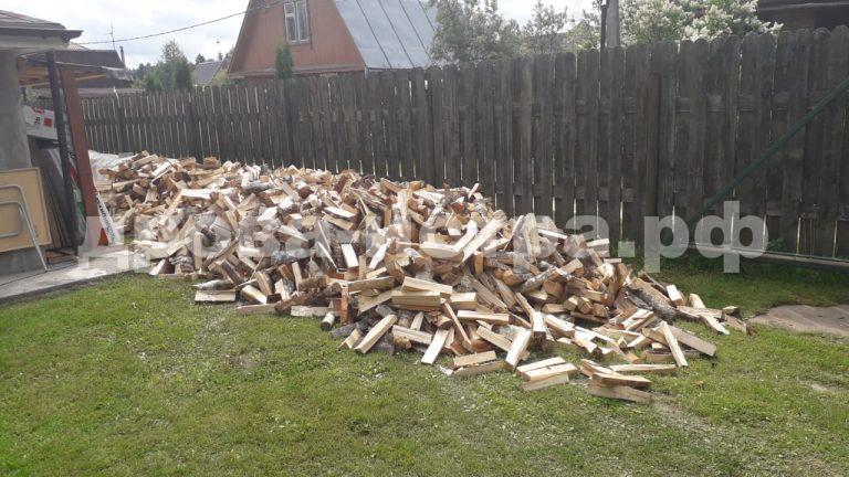 10 м³ берёзовых дров в СНТ Остоженка, г.о. Истра