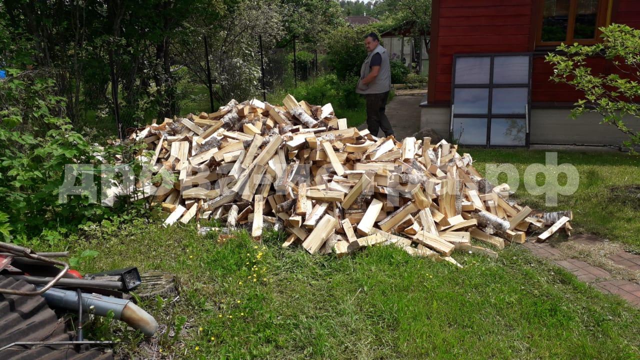 5 м³ берёзовых дров в СНТ Родина, г.о. Истра