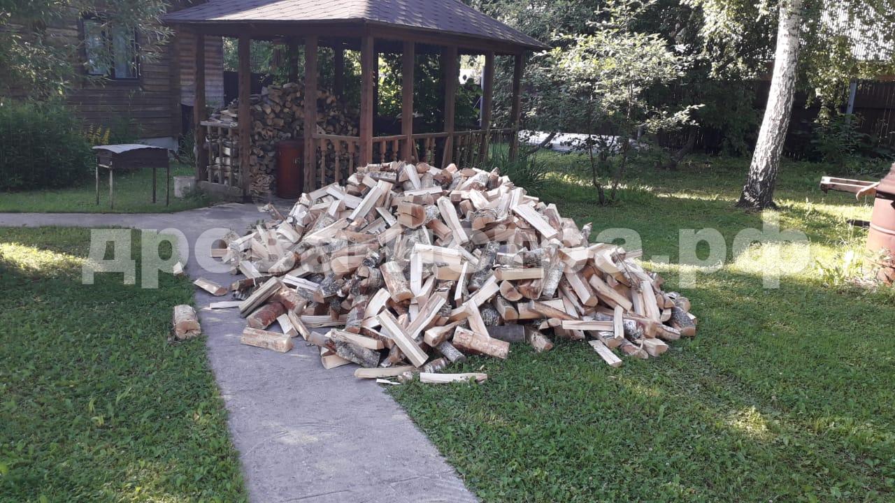 4 м³ берёзовых дров в СНТ Аникеевка, Красногорский р-н