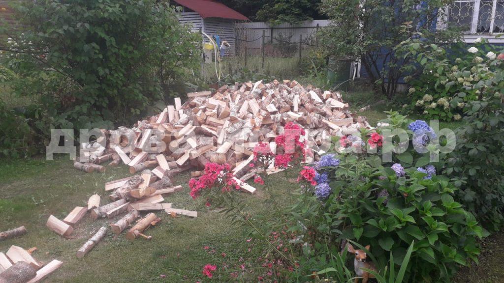 5 м³ берёзовых дров в СНТ Румянцево, г.о. Истра