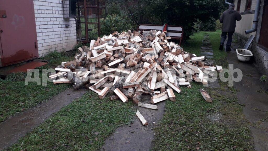 4 м³ берёзовых дров в д. Качаброво, г.о. Истра