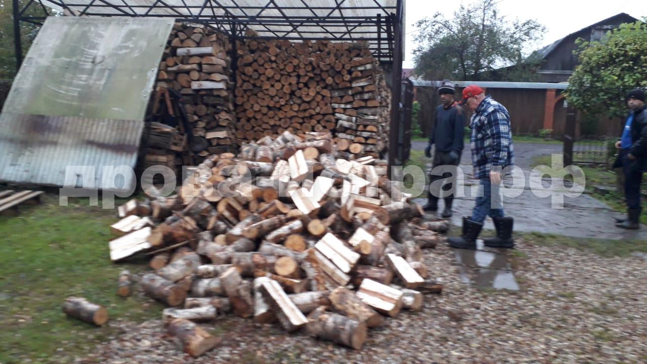 5 м³ берёзовых дров в СНТ Холщевики, г.о. Истра