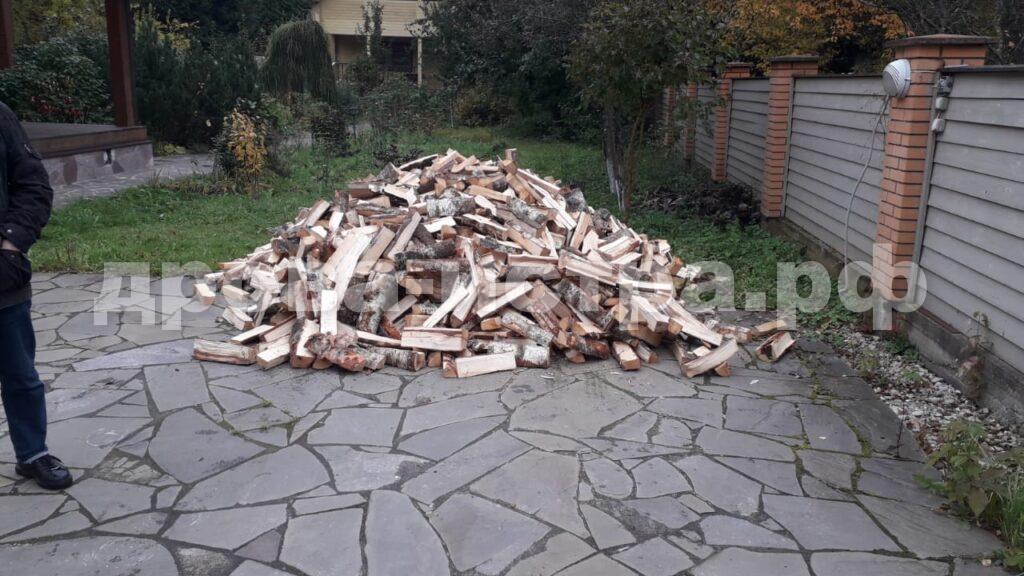 5 м³ берёзовых дров в д. Ленино, г.о. Истра