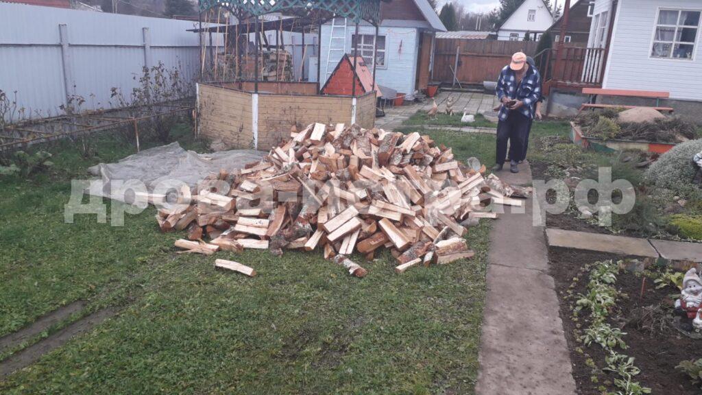 3 м³ берёзовых дров в д. Бужарово, г.о. Истра