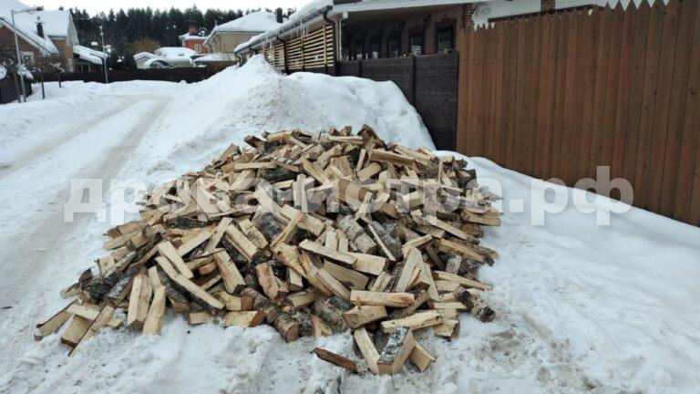 4 м³ берёзовых дров в Истре (д. Сокольники)