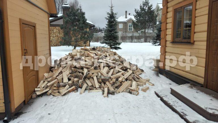 5 м³ берёзовых дров в Истре (д. Карасино)