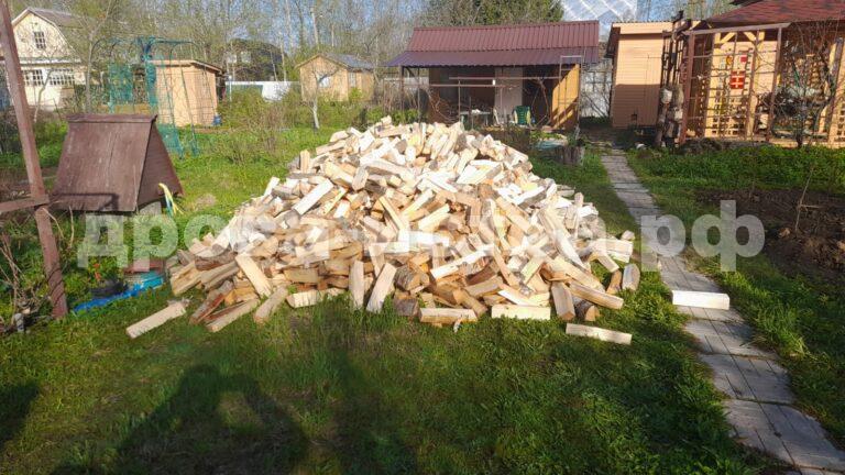 4 м³ берёзовых дров в Истре (СНТ Ядрошино)